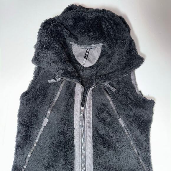 KUHL Flight Vest Women’s XS Black Fleece Zip Front High Collar Outdoor Hiking - Picture 9 of 16